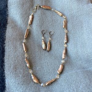 Gorgeous one-of-a-kind necklace & earrings